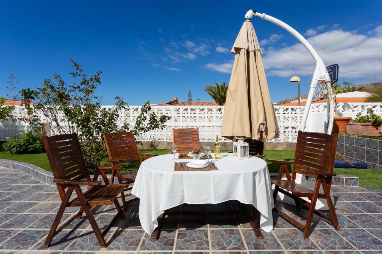 Bungalow Palm Mar With Pool And Garden Arona  Esterno foto